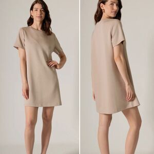 P CILL Taupe Butter Modal Etta Shirt Dress-M